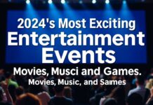 2024’ün En Çekici Eğlence Etkinlikleri: Filmler, Müzik ve Oyunlar 2024's Most Exciting Entertainment Events: Movies, Music, and Games