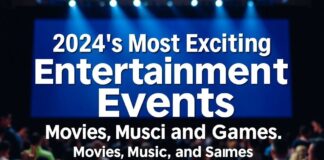 2024’ün En Çekici Eğlence Etkinlikleri: Filmler, Müzik ve Oyunlar 2024's Most Exciting Entertainment Events: Movies, Music, and Games