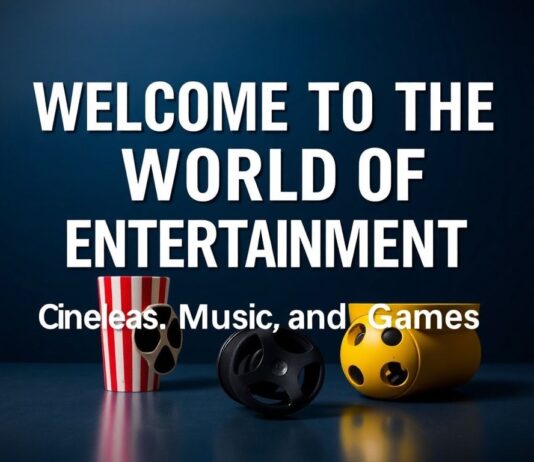 Eğlencenin Dünyasına Hoş Geldiniz: Sinema, Müzik ve Oyunlar Welcome to the World of Entertainment: Cinema, Music, and Games
