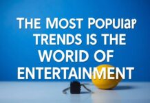 Eğlencenin Dünyasında En Popüler Trendler The Most Popular Trends in the World of Entertainment
