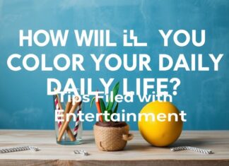 Günlük Hayatınızı Nasıl Renklendireceksiniz? Eğlence ile Dolu İpuçları How Will You Color Your Daily Life? Tips Filled with Entertainment