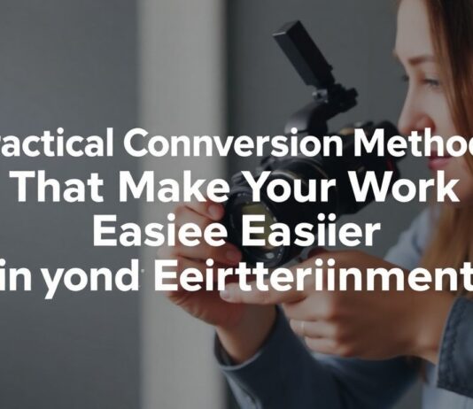 Eğlence Dünyasında İşinizi Kolaylaştıran Pratik Dönüştürme Yöntemleri Practical Conversion Methods That Make Your Work Easier in the World of Entertainment