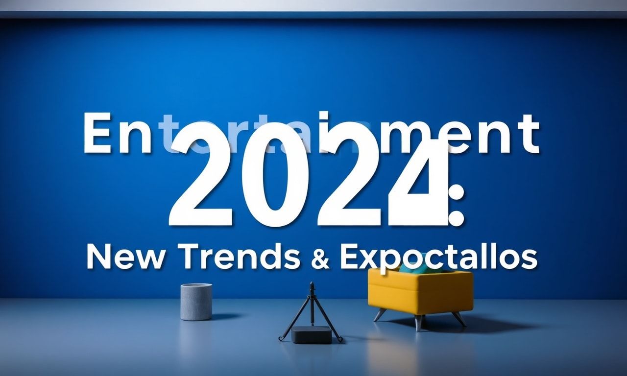 2024 Eğlence Dünyası: Yeni Trendler ve Beklentiler