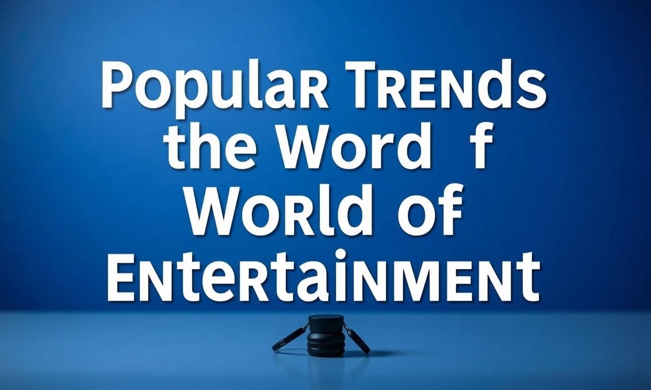 Eğlencenin Dünyasında En Popüler Trendler
