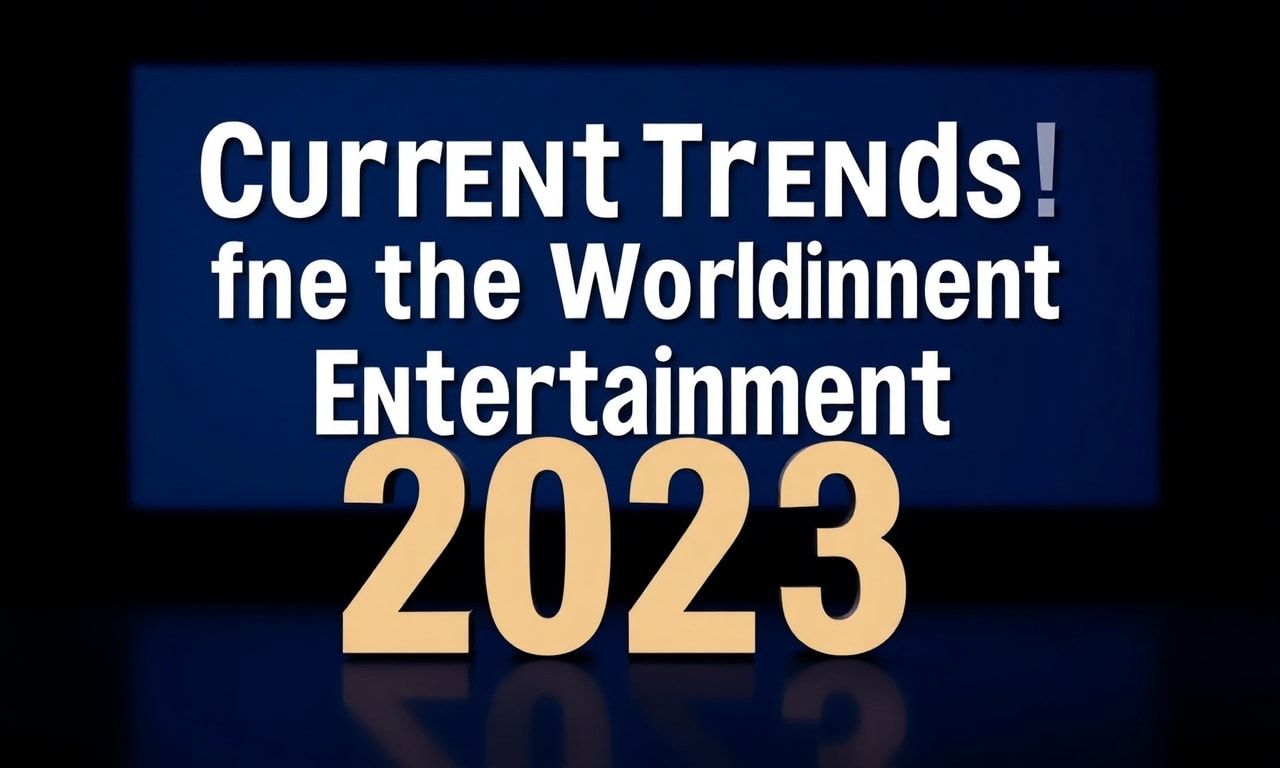 Eğlencenin Dünyasında Güncel Trendler: 2023