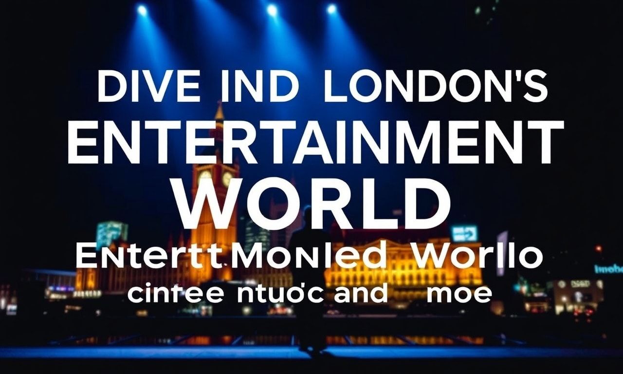 London'un Eğlence Dünyasına Dalış: Sinema, Müzik ve Daha Fazlası